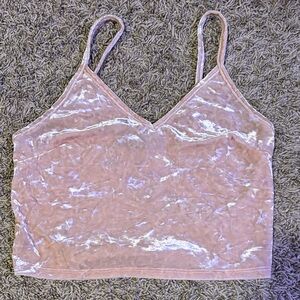 Forever 21 Blush Velvet Camisole
